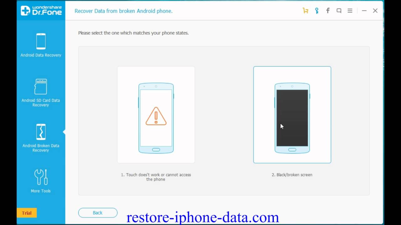 How to Recover Data from Black Screen Android Phone - YouTube