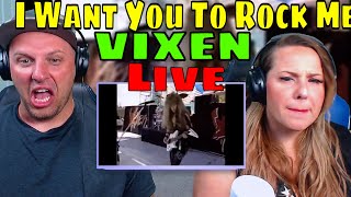REACTION TO VIXEN - I Want You To Rock Me (Live, 1989) THE WOLF HUNTERZ REACTIONS