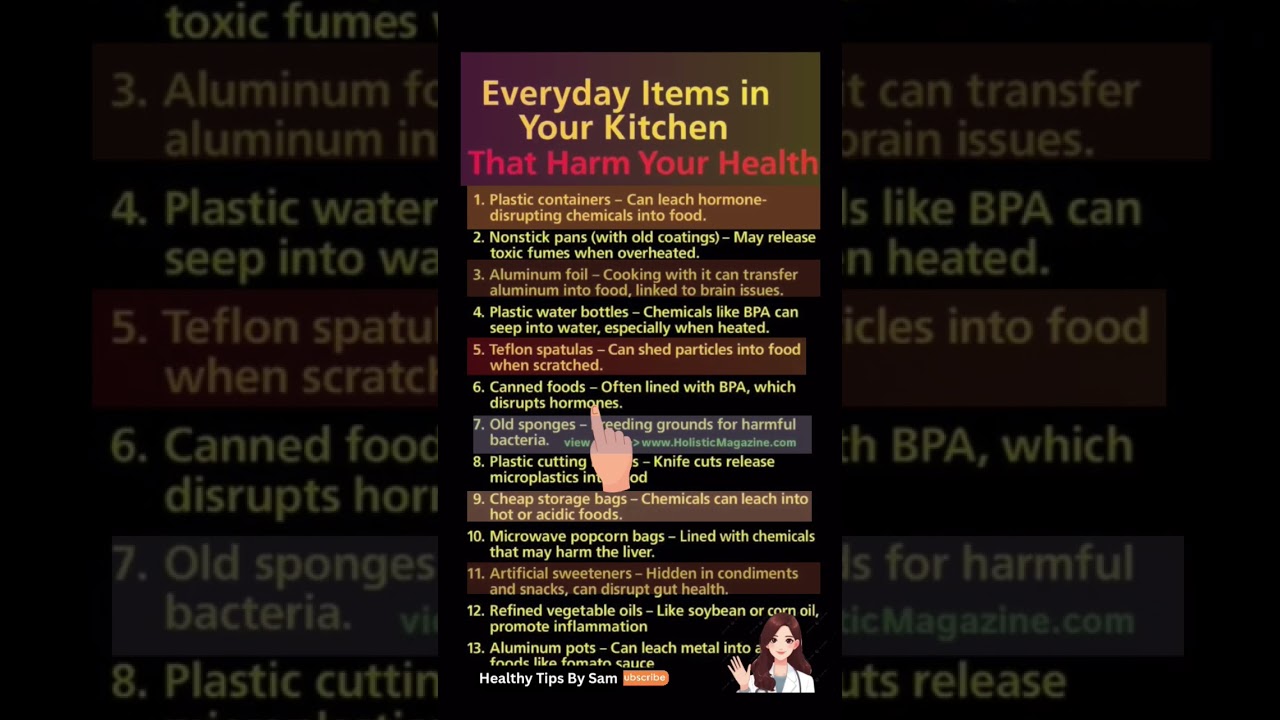👈Everyday Items In Kitchen That  Harms Your Health 🚫