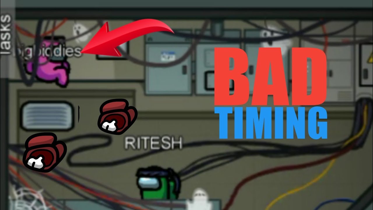 Among us. bad timing 3