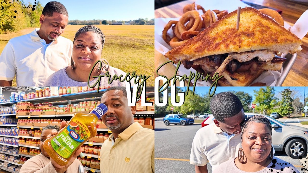 GROCERY SHOPPING FOR THANKSGIVING VLOG | Y’ALL BOY IS ALL UP ON ME | SHOP WITH US