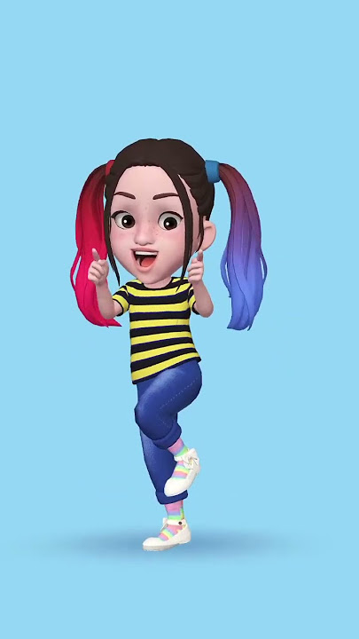 Kartun gif animasi joget lucu 🤣 #shortslucu