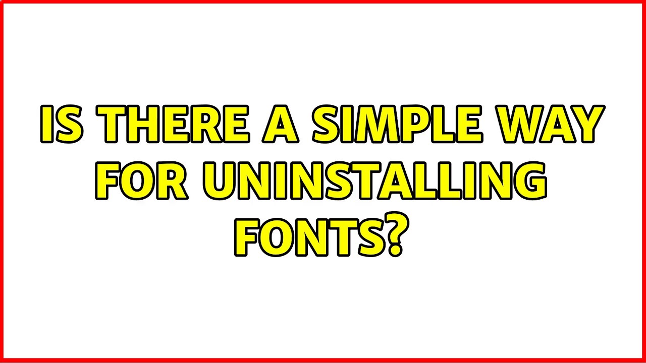 フォントをアンインストールしても PC または Mac の速度は向上しない可能性があります