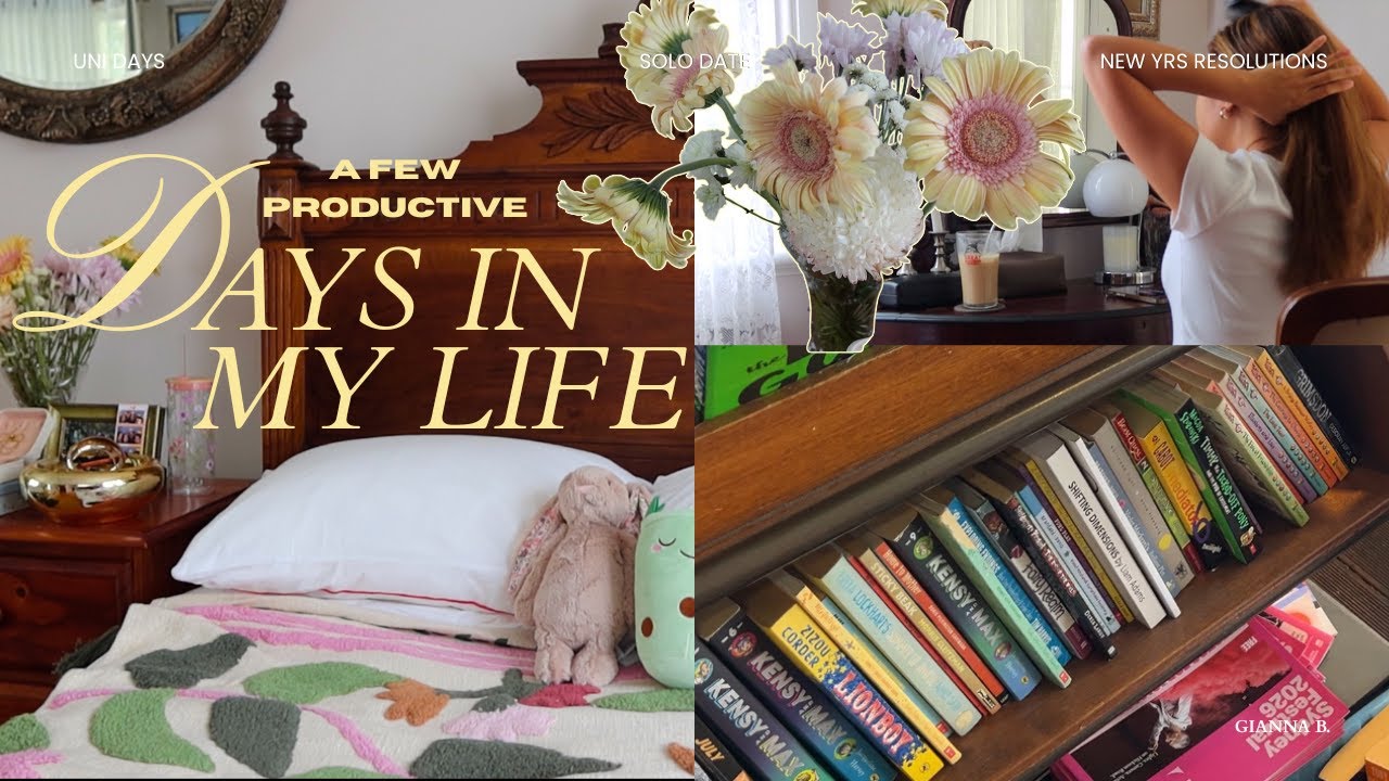 productive days in my life as a uni student 📚 (solo date, my workouts, uni days)