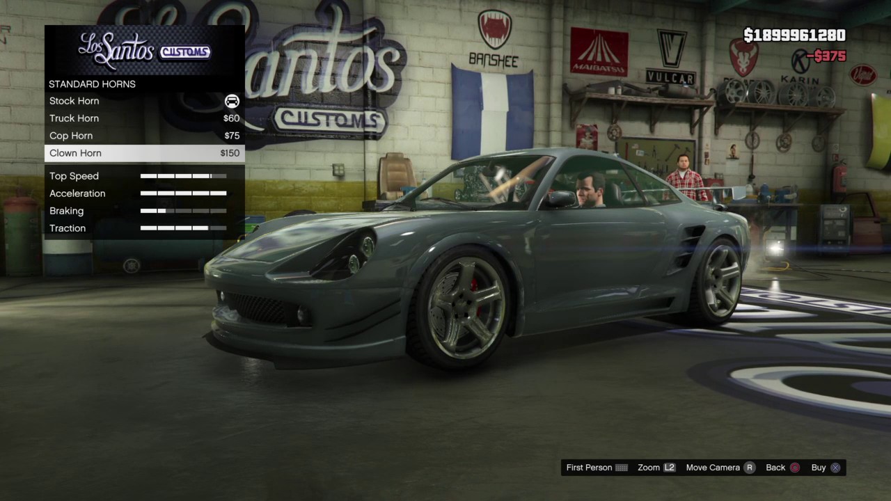 Grand Theft Auto V customization part :) - YouTube