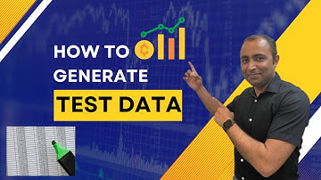 A Test Data Generator for Efficient Testing | How to Generate Test Data Automatically