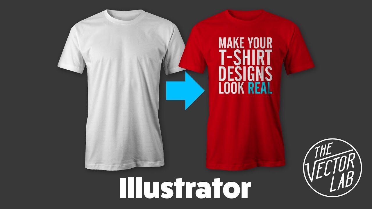 Mock Up T Shirt Designs In Adobe Illustrator YouTube