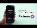 How to Send One Time View Pictures on Messenger?