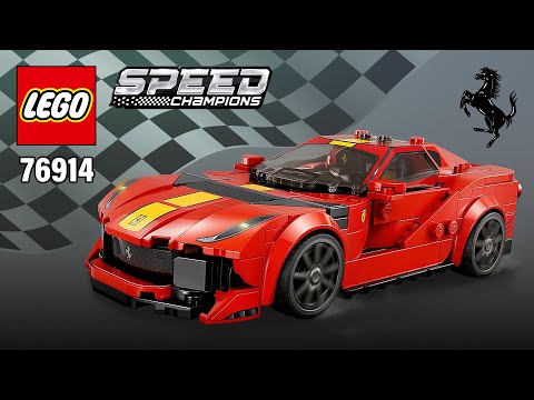 LEGO® Speed Champions Ferrari 812 Competizione (76914)[261 pcs] Instructions @TopBrickBuilder