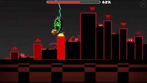 Geometry Dash World Featured Levels: Frontline Full by God of Music(harder) All Coins