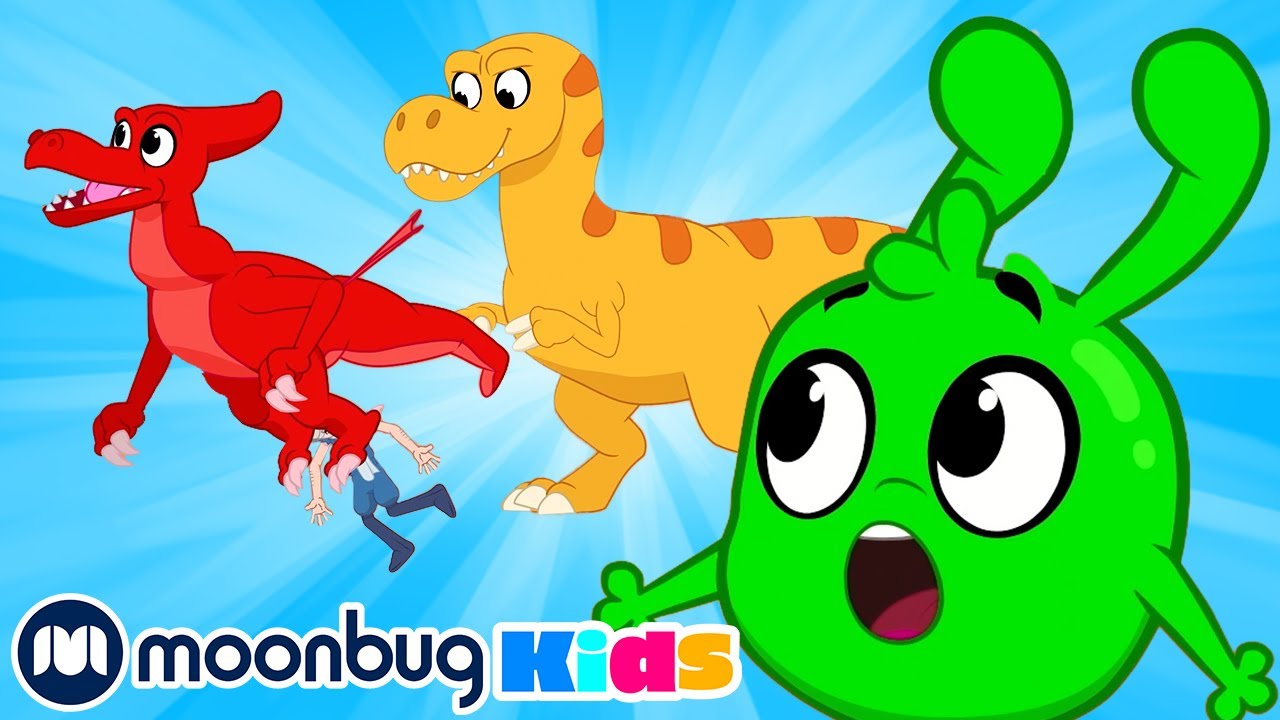 ⁣Time Travel Trouble - Kids Video Subtitles | Cartoons for Kids | Moonbug Kids Literacy | Morphle TV