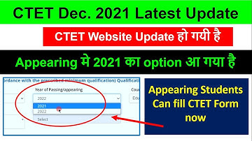 CTET website update Appearing 2021 option exam issue payment failed university correction sansodhan