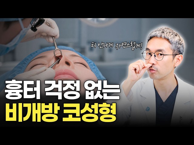 티 안 나게 예뻐지는 코성형? 비개방 코성형