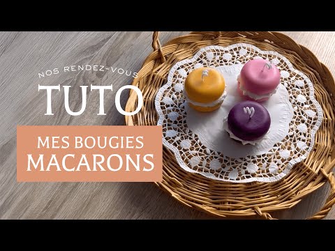 TUTO #58 • Mes bougies macarons gourmands