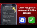 Come recuperare un account Roblox bannato nel 2026 | Guida al ricorso contro il ban su Roblox