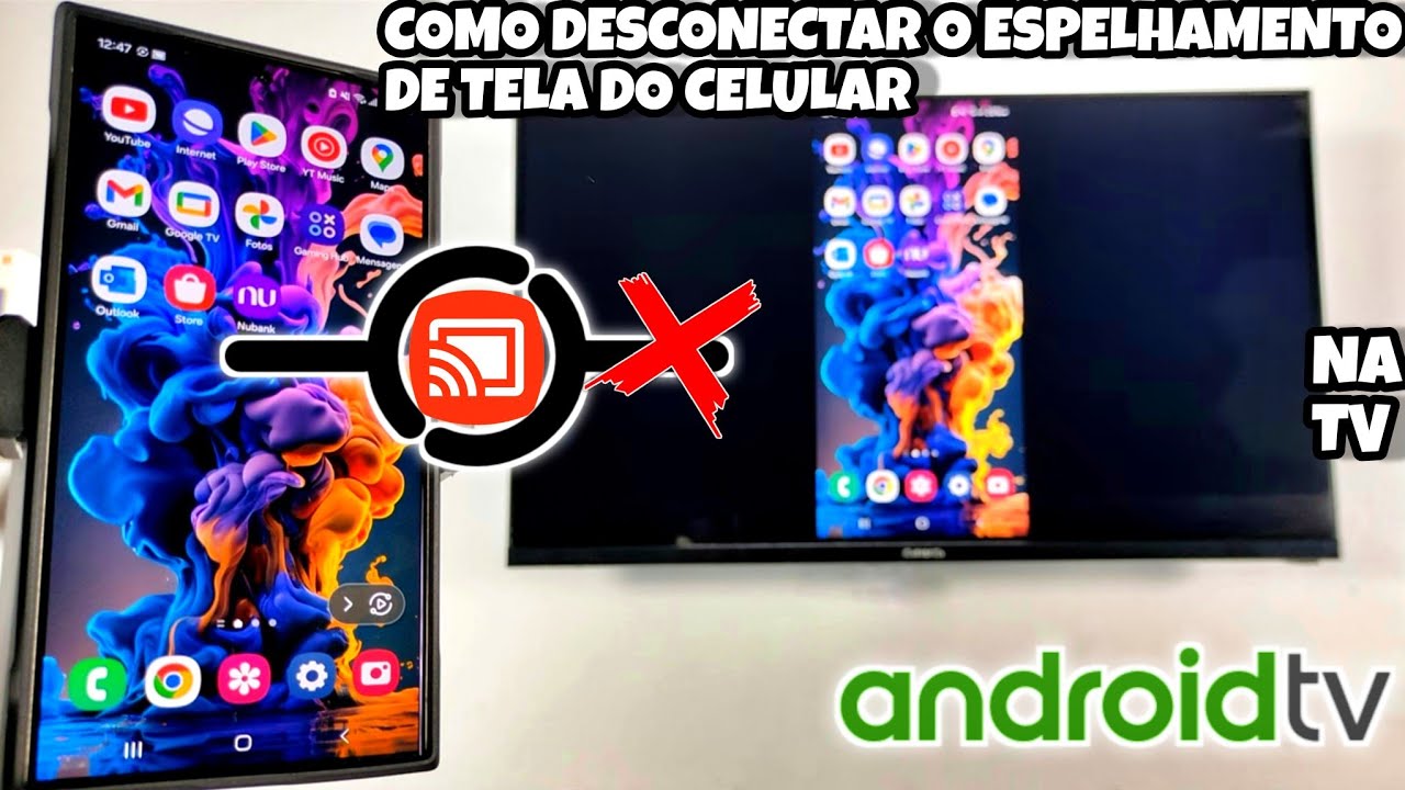 COMO DESCONECTAR O ESPELHAMENTO DE TELA DO CELULAR SAMSUNG NA TV ...