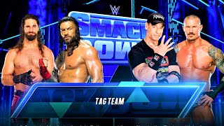 Roman Reigns & Seth Rollins vs John Cena & Randy Orton | Tag Team Match | WWE 2K23 | RTX 4090 4K