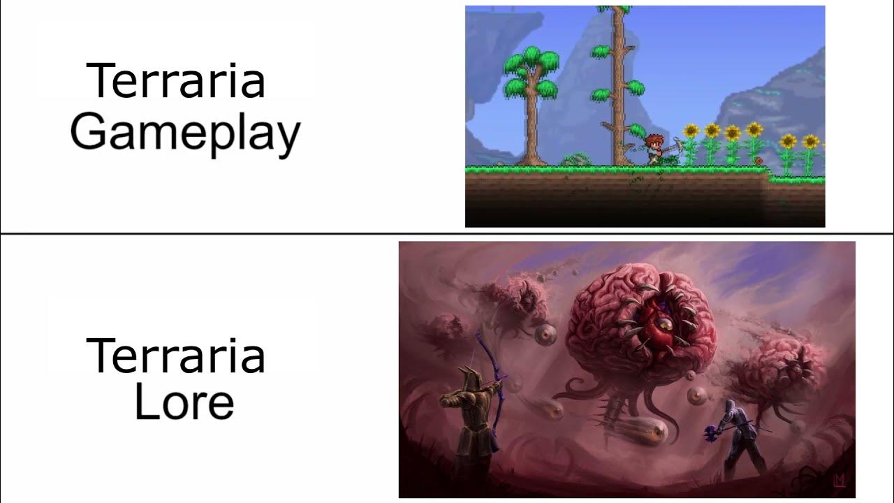 Terraria Gameplay vs. Terraria Lore YouTube