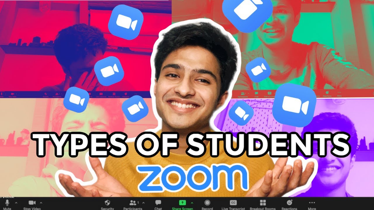 Types Of Students on ZOOM YouTube