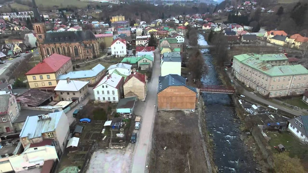 Vrchlabí z dronu