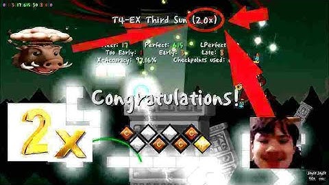 [Adofai Neo Cosmos] {WR} T4-EX 2.0x Speed Trial (2 key)