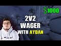 $1,000 2v2 COLD WAR WAGER w/ AYDAN!