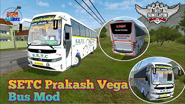 SETC Prakash Vega Bus Mod for Bus Simulator Indonesia || BUSSID v3.6.1