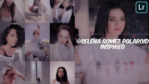 @Selena Gomez Polaroid Inspired Preset Lightroom Mobile Editing | C. Faith