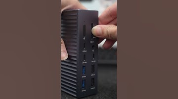 Powerful 21-ports Thunderbolt 4 Dock: 90W Charging, 40Gb/s, 2.5GbE, 8K/6K Display #pc #tech #laptop