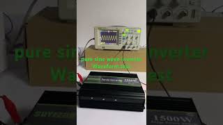 Sygg-Tm Pure Sine Wave Inverter 1.5Kw Waveform Test
