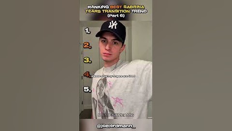 Thumbnail of Ranking Best Sabrina Tears Transition Trend- Part 6