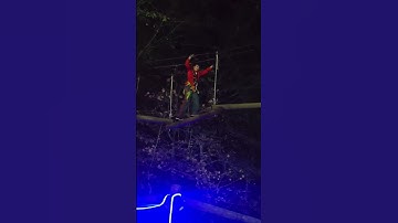 trying to get through the #obstacles while #rope #coursing