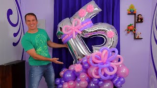 BOUQUET DE GLOBOS - ARREGLOS PARA CUMPLEAÑOS - arreglos con globos - balloon bouquet - gustavo gg