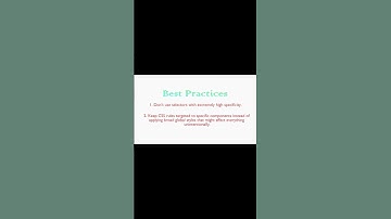 How To Avoid CSS Specificity Fallbacks?