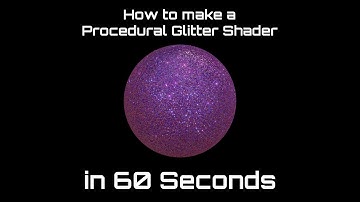 How to make a Procedural Glitter Material in Blender
