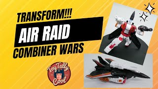 Air Raid Transformation Guide Part 3 of 6 of the Combiner Wars Aerialbot Series