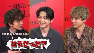 [Phần 1] Phỏng vấn Tokyo Revengers 2 - Takumi, Ryo, Yuki