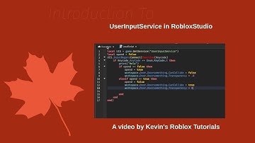 Introduction to UserInputService in Roblox Studio