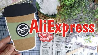 Покупки с AliExpress/ Топпинги, кружево, натирки и ножи для вырубки/ Скрапбукинг