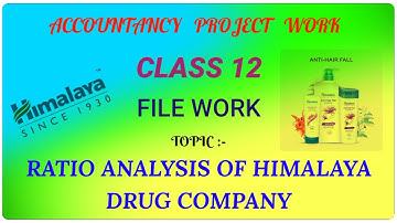 Class 12  | Accountancy project work📝 | Ratio analysis of Himalaya drug company | #Suruwatistudy