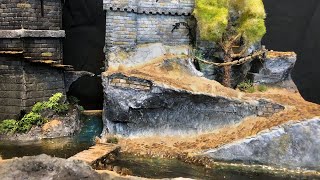 Making a realistic mountain castle diorama - Epoxy Resin