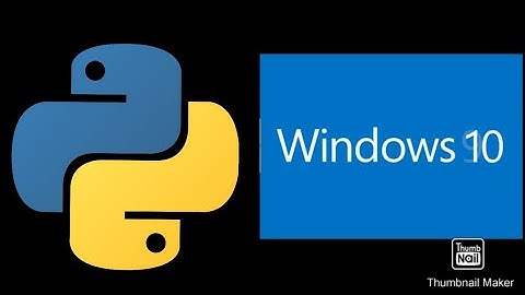 How to install PYTHON 3.8.1 in WINDOWS 10