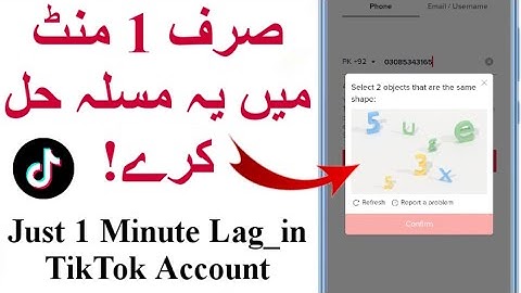 tiktok select 2 objects that are the same shape problem solved | tiktok account login problem solved