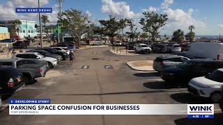 Parking space confusion for Fort Myers Beach business