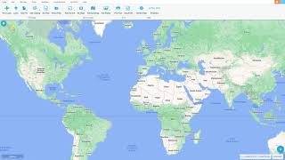 Vector Drawing On The Map