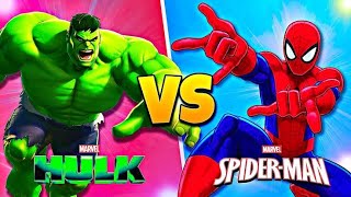 Hulk 🧟‍♂️ VS Spiderman 🕷 Dance Battle 🔥Special Fight🔥 Marvel 3D Animation