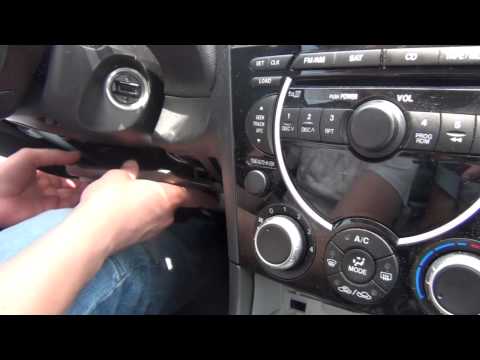 GTA Car Kits - Mazda RX-8 2004, 2005, 2006, 2007, 2008 install of iPhone, iPod, iPad and AUX adapter