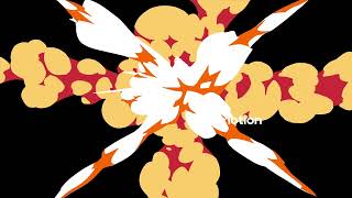 Explosion Burst Overlay on Alpha
