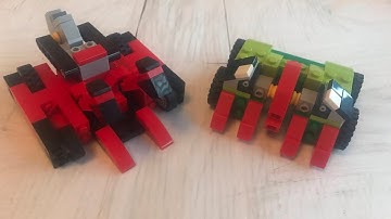 “Canada!” LEGO battlebots update red devil and Ribbot | hyper lash