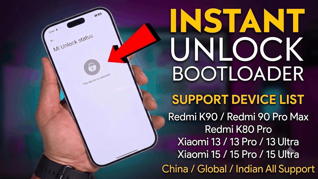 How To Bootloader Unlock On Xiaomi/Redmi China | Redmi K90